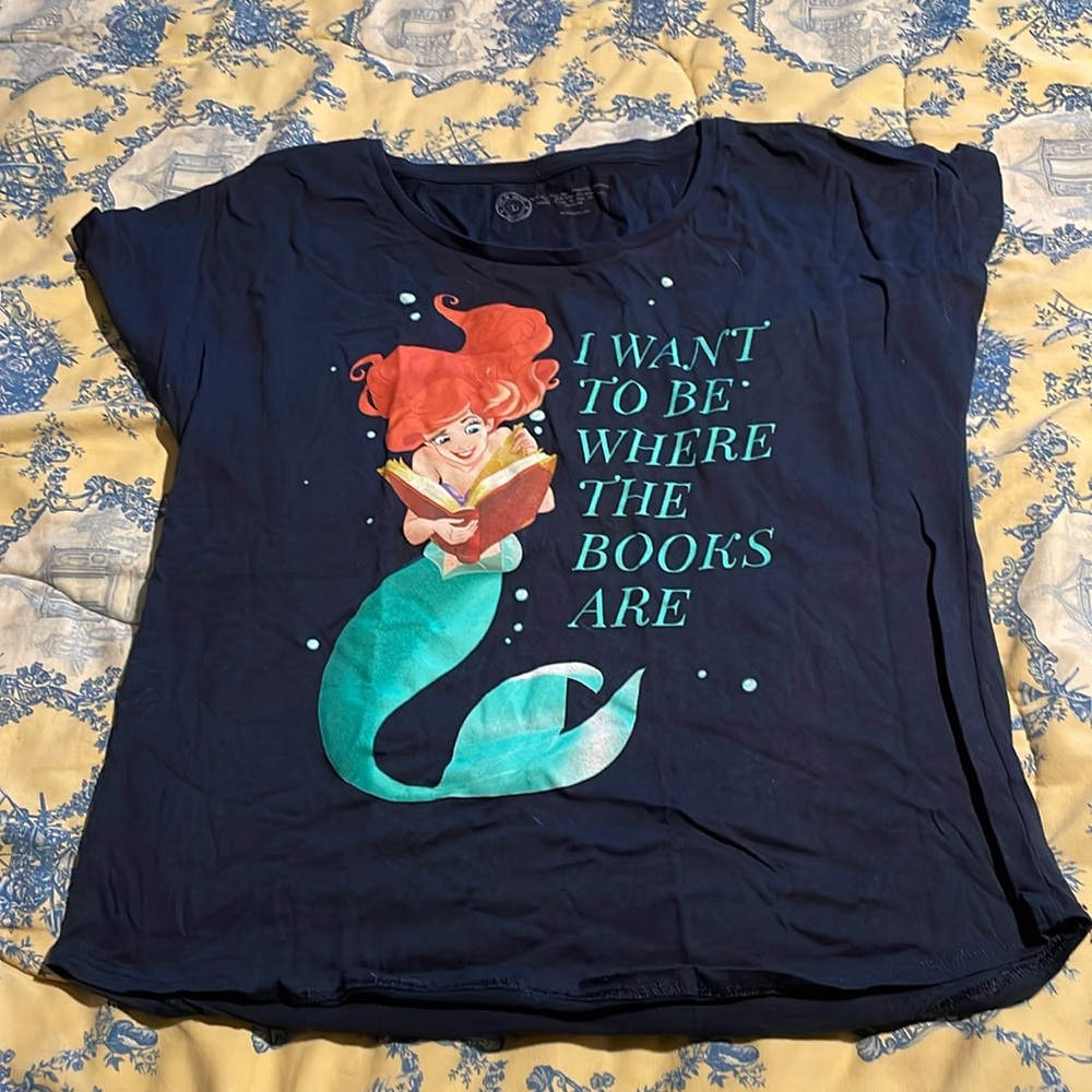 Bookish Little Mermaid Tee